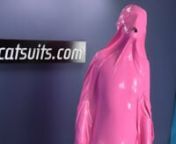 Watch latex girl being immobilized by this contraption ! see more at : http://www.eurocatsuits.com/donut-bondage.php