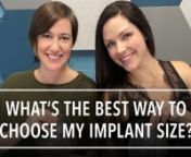 Deciding on the right size for your breast implants can feel overwhelming—so we made it easy!nnIn this Amelia Academy video, you&#39;ll learn the best way to choose your breast implant size, stress-free.nnSign-Up for Amelia Academyn******************************nhttps://tv.askamelia.comnnLearn More About Amelia Aestheticsn**************************************nhttps://askamelia.comnnMore from Jenny Edenn***************************nhttps://instagram.com/edenknowsimplantsnnPrefer to Read?n**********