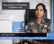 Captain Tanvi, Commander of the Indian Army Female Engagement Team for MONUSCO in the Democratic Republic of the Congo. She shares different aspects of life as a peacekeeper during the COVID-19 pandemic.