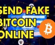 Send fake unconfirmed Bitcoin transactions online using the FAYK Crypto program. All bitcoin transactions made using FAYK CRYPTO will disappear from the blockchain network within 72 hours after transaction was sent. Use this program to send fake bitcoin transactions to any receiving Bitcoin address.nnDOWNLOAD LINK:nhttp://FAYKcrypto.comnnSend fake bitcoin and alt coins transactions. All bitcoin transactions will remain unconfirmed.nnnn*This program is for educational and developer purposes only.