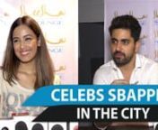 Zain Imam and Shrishty Rode looked good together as they were papped outside the restaurant with other celebs. Watch more to find out.