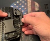 https://shop.roundedgear.com/products/holster-claw-kit-iwb-tuckablennnnHow to Install our Claw Kit on your Concealment Express IWB KYDEX Holster.nnEliminate Printing forever with our Claw Kit. Designed to work with all Double Retention Hole IWB Concealment Express Holsters.