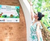 Jacqueline Fernandez (actress, former model, and winner of the 2006 Miss Universe Sri Lanka pageant) hands over the Surgery Unit made of Merlin Green Magic Homes (GMH) Technology (http://greenmagichomes.ae/) to the Attidiya Wildlife Rehabilitation Center