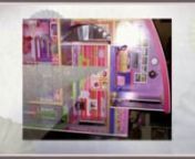 Kidkraft Wooden Modern Dream Glitter Dollhouse fits barbienhttp://www.amazon.com/Kidkraft-Wooden-Modern-Glitter-Dollhouse/dp/B004C4NQSS/ref=zg_bs_166147011_30nnnn11 pieces of furniture includednLarge enough that multiple children can play at once, Accommodates fashion dolls up to 12