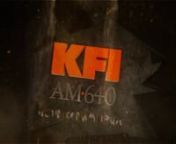 Logo Intro for the Tim Conway Jr show from the Los Angeles, KFI AM 640 radio station.