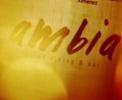 Ambia es un viaje por los sentidos del paladar desde platos con bases Tailandesas, sushi, y tapas hasta cocina continental con fusión de especies nativas y sorpresas de nuestra bella Guatemala.nnhttp://www.ambia.com.gt/nnhttps://www.facebook.com/ambiagt