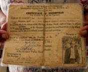 Aunty Dorrie Moore tells the story behind her father Walter Davis’s Certificate of Exemption, issued by the Aboriginal Welfare Board in 1957. nnAt the time, Dorrie was working at the Adelaide Hotel in Moruya, but her own family could not enter the hotel unless they had one of these certificates, which were commonly called ‘dog licences’.nnThe ‘dog licence’ was a licence to live in a white man’s world. It allowed an Aboriginal person to entertown, vote, and send their children to th