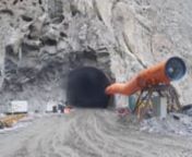 This short video takes you about 200 meters deep inside the under-construction Attabad Tunnel in Gojal, Hunza. The tunnel is being built by a Chinese corporation in a bid to connect the two estranged ends of the Karakoram Highway several kilometers of which was destroyed by the 2010 Attabad landslide disaster and the resulting lake that inundated several villages upstream and left thousands of people homeless. Upon completion, this tunnel is expected to become a lifeline for the people of Gojal