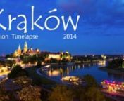 Cracow Time Lapse in Motion.nnAfter quite a long time, finally I was able to do my first hyperlapse video. It has been one of my biggest dreams, I was waiting over 3 years to collect new equipment and to start taking pictures in Cracow.nI took about 14000 photos, but I didn&#39;t use all the material in this video.nProject was inspired by stunning works of Artem Pryadko.nnCanon 60DnCanon 350DnTokina 11-16nCanon 18-55nSigma 70-300nND1000, CPLnMusic: Cracow trumpet signal, Passion Pit - Swimming In Th