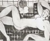 As Matisse created The Large Reclining Nude over a six-month period, he photographed its progress. They are hung in sequential order in the Baltimore Museum of Art great hall. Music: Perfume by Django Reinhardt.