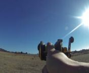 Montamos la GoPro en una caña Sumax Casting Revolution 3.90 mts, Junto a un Carrete Penn Squall 12, No Medimos distancia.