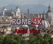 Follow our channel for daily WORLDWIDE TRAVEL VIDEOS in 4K: https://vimeo.com/channels/4kstockfootagennIn this travel reel are presented some beautiful aerial view establishing shots in day time of Rome the capital city of Italy in the European Union. Famous iconic italian landmarks can be seen here such: Monument of Vittorio Emanuele II (The Vittoriano also known as Altare della patria), Church of Saints Ambrogio and Carlo al Corso, Santissima Trinita degli Spagnoli, Sant&#39;Atanasio Greek Catholi