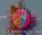 Hello Everyone,nnIn this video we&#39;ll cover how to render particles in Houdini using both Redshift 3d and Octane render. The video will cover how to setup the particle instancing for Redshift and also how to access particle attributes at Shader Level for both Redshift and Octane. We will also see how to add motion blur to the particles.nnThe video covers Redshift first. For Octane users you can jump to 18:20 to start the Octane part of the lesson.nnThe files can be dowloaded from the links given