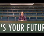 A spoken word film about taking action, and using your voice.nSubscribe for more videos: http://bit.ly/Subscribe_to_Gary_Turk.nn‘It’s Your Future’ is a film about getting involved and playing an active part in democracy.nPolitics affects everyone, especially young people.nNo matter how disengaged you feel, the only way to make a difference is to take action.nFor change to begin, you must make your voice heard.nnWritten, Performed &amp; Directed by Gary Turk.nWEBSITE: http://garyturk.comnnT