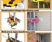 Dear Sir, Good day.nnWe get your contacts from internet, knowing that you are interested in construction machinery.nnWe are original inventor and the biggest manufacturer of automatic wall rendering machine in China. nnPlease see attachment the specification and price of the machines for your reference.nnFor any further information, Please visit our website: www.tupo-machinery.comnnYour kindly feedback would be highly appreciated.nnnnBest RegardsnnDavid LeungnnnnFoshan Tupo Machinery Manufacture