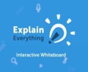 Explain Everything is an easy-to-use design, screencasting, and interactive whiteboard tool that lets you annotate, animate, narrate, import, and export almost anything to and from almost anywhere.Create slides, draw in any color, add shapes, add text, pictures and videos, use a laser pointer. Rotate, move and arrange any object added to the stage. Record and playback your screencast.No account is necessary to use Explain Everything and share creations.Please rate and review the app if you