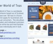 A report on evaluating sites for accessibility - case study with Jenier World of Teas.