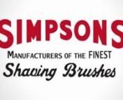 Simpsons Shaving Brushes from shaving