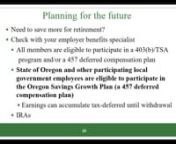 Part 3 of 4nRecorded live at PERS/OSGP Expo &#39;18 on October 11, 2018nnThis presentation was intended for OPSRP members (hired after August 28, 2003) who have been working for an Oregon PERS-covered employer for less than five years.nnTopics covered include PERS membership, vesting, OPSRP pension and IAP information, pre-retirement benefits, and a review of PERS resources.nnLearn more about the basics of OPSRP membership at https://www.oregon.gov/pers/MEM/Pages/OPSRP-Overview.aspxnnIn Part 3:n- Be