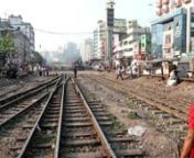 I forbindelse med reportasje om tog i Dhaka