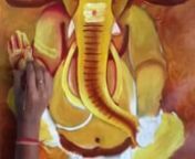 Ganpati Oil PaintingnnSUBSCRIBE : https://www.youtube.com/ANARTISTINSIDEnnI have done many oil paintings and Ganpati Paintings, but this Ganpati Oil Painting is one of my favourite. This is the biggest painting till date which i have created. I really took lot’s of time to create this video (almost 3 months). But yes i took lot’s of pauz while creating this video. It was difficult for me to produce this video also it look lot’s of oil colours. I got this painting framed and have kept it do
