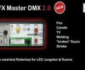LFX Master DMX flickerbox now with new features: Updated device library, gel library by gel name, enter CCT in Kelvin, Green/Magenta in XXX G/M, hue in degree, saturation in % and more.nFree software upgrade for existing LFX Master DMX owners. Contact us: