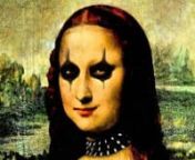 Funny photo Gif film of Mona Lisa that blend together, using Morphing.nMusic song: