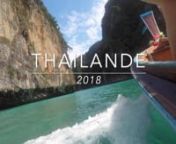 Thailande 2018 avec Backpakers :n- Arrivée à PHUKET après 12h de vol : Elephant jungle sanctuary (sanctuaire éthique) n- Direction KOH PHI PHI (Ferry 2h) : baignade, snorkeling, monkey beach, spectacle de feu n- Direction SURAT THANE (Ferry 2h jusque KRABI + taxi 2h30) : dégustation d&#39;insectes et embarcation dans un bateau couchette jusqu&#39;à KOH PHANGAN n- Arrivée à KOH PHANGAN : découverte en scooter de l&#39;île + plage perdue de sable blanc n- Bateau 40min jusqu&#39;à KOH SAMUI : scooter ag