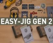 The Easy Jig Gen 2 Multi Platform is absolutely the best thing for your DIY Project AR build. It is the best tool in your toolbox. Starting your AR build with an 80% lower can be a little daunting. However, the Easy Jig Gen 2 will help you build a totally legal AR-15, AR-9, or LR-308 without having to go through an FFL in minutes.nnFirst, it’s got reversible side plates.Install ‘em one way for AR-15s and AR-9s, or flip ‘em over for 308&#39;s.nnSecond, these notches are a drill bit depth guid