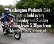 Its amazing that such a large number of bikes can fit into a relativity small car park, but head down to the Washington Wildfowl and Wetlands, in North East England on a Wednesday or Sunday evening and that&#39;s what you will find! nThis short video has been made by regular visitor and photographer Dave Fletcher to help promote this friendly and well attended bike meet. Dave Can often be seen taking photos visitors bikes, and if you are already a regular you may have fell victim to his camera alrea