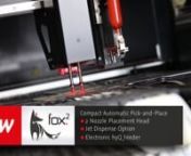 Fox2 - Next Level of Performancen- New 2 Nozzle Placement Headn- New Electronic hyQ Feedern- New Combined Jet Dispensing availablenwww.my-smt-fox.com