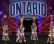 Cheer Evolution Ontario ChampionshipsnFebruary 25-26, 2017nThe AUD, Kitchener ON