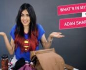 What's in my bag with Adah Sharma | Pinkvilla | S01E03 from vidyut jammwal is in the underwear