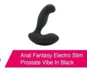 https://www.pinkcherry.com/products/anal-fantasy-electro-stim-prostate-vibe (PinkCherry US)nnIf you&#39;re looking for yet another reason to try out (or seriously up the stimulation potential of) a P-Spot massager, we definitely suggest this e-stim version from always-pleasure-thinking Pipedream. Angled dramatically and swollen in all the right places, the Electro Stim Prostate Vibe comes equipped with five modes of vibration plus another five sexy sizzles of electricity.nnProstate massage, or P-spo