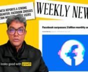 The Connected Church News, Episode 140 - August Week 1 2023nnWeekly DigitalFacebook Crosses 3Bn Monthly Active Usersn3. WhatsApp Launches Quick Instant Video Messaging Directly within Chatn4. Apple TV - MLS Media Partnership &amp; App sees Record Growth &amp; Engagementn5. Threads App Gets New Features Including &#39;Following&#39; Feed &amp; Translationsn________________________________________u2028u2028nnVisit: http://churchcommunications.comnJoin: http://churchcommunications.com/groupnFollow: https