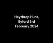 Heythrop 3rd February 2024.nA hound is filmed on the road with a deer&#39;s head in their mouth.nThe report from the day is as follows;nHeythrop Hunt,nSaturday 3rd February 2024.nEyford, Slaughters.nWe found quite a few car followers waiting expectantly near to Copse Hill. It was clear that they were expecting the Heythrop to turn up there and go to Kirkham Farm and Slaughter woods. However with sabs there waiting about for the hunt to come out of Eyford there was a change of plan. nThe first part o