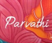 Welcome to my channel! In this video, I am excited to share with you a divine mural painting of Goddess Parvathi. This painting portrays the goddess sitting gracefully in a lotus position, painted according to the Dhyanasloka.nThe mural painting was commissioned by my sister, Meera for her home in Chennai, and it was a pleasure to create this beautiful piece of art. I used acrylic paint to create a vibrant and colorful depiction of Parvathi, with intricate details that showcase the goddess&#39;s bea