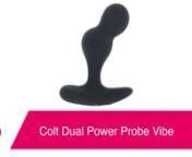 https://www.pinkcherry.com/products/colt-dual-power-probe-vibe (PinkCherry US)nhttps://www.pinkcherry.ca/products/colt-dual-power-probe-vibe (PinkCherry Canada)nn--nnAs we like to say, there&#39;s always a way to make perfection even more perfect - especially when it comes to sex toys! In the case of Colt&#39;s Power Probe&#39;s, that extra perfection would be the bendable, completely customizable core that&#39;ll flex to fit your or your partner&#39;s exact specifications.nnStraight out of the box, the bumpy, curv
