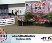 ABGA Fullblood Doe Show - Part 1 from abga
