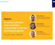 Featured panellists: Dr Tim Moore, Dr Paul Prichard, Kitrina Edwards. nnThis webinar explored the importance of partnering with parents to optimise children’s wellbeing, using Empowering Parents, Empowering Communities (EPEC) as a case study. EPEC is a community-based program training local parents to run parenting groups (developed in the UK and led in Australia by CCCH).
