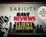 Sability Rave Reviews with Bob Saget from sability