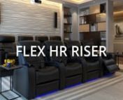 https://octaneseating.com/flex-hr-risernnDesiring a lounger that is so rich in options, details, and features? The Flex HR is now available with a built-on riser platform for the back row. This new tiered seating option is perfect for home theaters that need two or more rows but do not want to go through the hassle of building a dedicated riser. Now everyone can enjoy the show without any obstacles in seeing the screen. Are you ready to have fun?nnThe Flex HR Series movie lounger is just one of