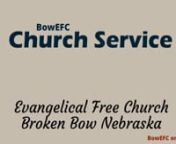 2nd part (including sermon) June 27th Church ServicenTim Peterson -