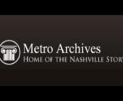Date: 01/09/1985nFilmmaker / Production: Scott Garfinkel - Interviewer, Interviewer: Scott Garfinkel - IntervieweenPreservation: Nashville Metro Archives, Nashville Public Library, Nashville Public Library FoundationnUse: Restrictions; please contact the archive for usenObject ID: 2019.2539nTechnical: Compact Audio CassettenDescription: Created by students in Paul Clements&#39; American History Class at The Ensworth School in Nashville, TN for the Nashville Heritage Project. The Project was part of