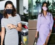 Style war between the two Js: Janhvi Kapoor or Jacqueline Fernandez whose style impressed you more? If you don&#39;t know it already, then let us tell you that airports are the new runways. From leather to lace, red lips to nude lips, every new trend is sported at the airport by the stars while heading out or returning to the city. While most of the year was spent at home due to the pandemic, we missed out on a lot of stylish moments. Today watch this latest video of Janhvi Kapoor and Jacqueline Fer