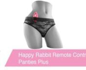 https://www.pinkcherry.com/products/happy-rabbit-remote-control-panties-plus(PinkCherry US)nhttps://www.pinkcherry.ca/products/happy-rabbit-remote-control-panties-plus(PinkCherry Canada)nnLet&#39;s ignore (just for a second!) how downright gorgeous and ridiculously flattering the Happy Rabbit Remote Control Panties are, and focus on their stupendous pleasure potential. Hiding - or not hiding, it&#39;s up to you - a powerful 30 mode bullet vibe in the crotch, this pretty pair is about to re-invigorat