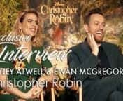 Ewan McGregor &amp; Hayley Atwell test their knowledge in a game of Pooh Trivia with Evy Baehr Carroll in this exclusive interview!nnSubscribe to the Movieguide® TV Channel! https://goo.gl/RtGckgnMore Movieguide® Reviews! https://goo.gl/O8nUFznKnow Before You Go with Movieguide®! nnStarring:Ewan McGregor, Hayley Atwell, Bronte Carmichael, Mark Gatiss, Oliver Ford Davies, Ronke Adekoluejo, Adrian Scarborough, Roger Ashton-Griffiths, John Dagliesh, Orton O’Brien, , the voices of Jim Cumming