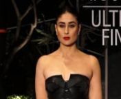 Throwback: Kareena Kapoor Khan casts ‘black magic’ with her bold and glamorous avatar on ramp. The Begum of Bollywood is synonymous with hotness, sensuous and all things glamour. If you don’t believe us then watch it yourself. The actress was around 38-years-old when she set the temperatures soaring in an off-shoulder number. She truly embodies elegance, grace and the oomph all in her at once. At the Lakme Fashion Week 2019, the Bollywood diva turned down the curtain and turned muse for de