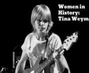 Bunny Sylvaine (WFMA Reporter) - Tina Weymouth, the bassist for Talking Heads and Tom Tom Club, is an artist who has inspired me for many years both as a bassist and a composer. Her MoTown and Funk influenced basslines drive the low end to the Talking Heads sound. Her catchy bass lines can be heard in songs such as “Psycho Killer”, and, “Once in a Lifetime”. Born on November 22, 1950, Tina Weymouth joined Talking Heads along with David Byrne and her husband, Christ Frantz. Initially unab