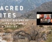 On Saturday March 6th, our artist in residence Susan Suntree launched Sacred Sites Audio Theater Project, an audio production of Suntree’s best-selling, award-winning book Sacred Sites: The Secret History of Southern California. A history that is equal parts science and mythology, Sacred Sites is a singular, poetic, and memorable account of the evolution of the Southern California landscape, reflecting the riches of both Native knowledge and Western scientific thought. nnListen to audio clips